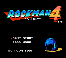 Rockman 4 - DX Title Screen